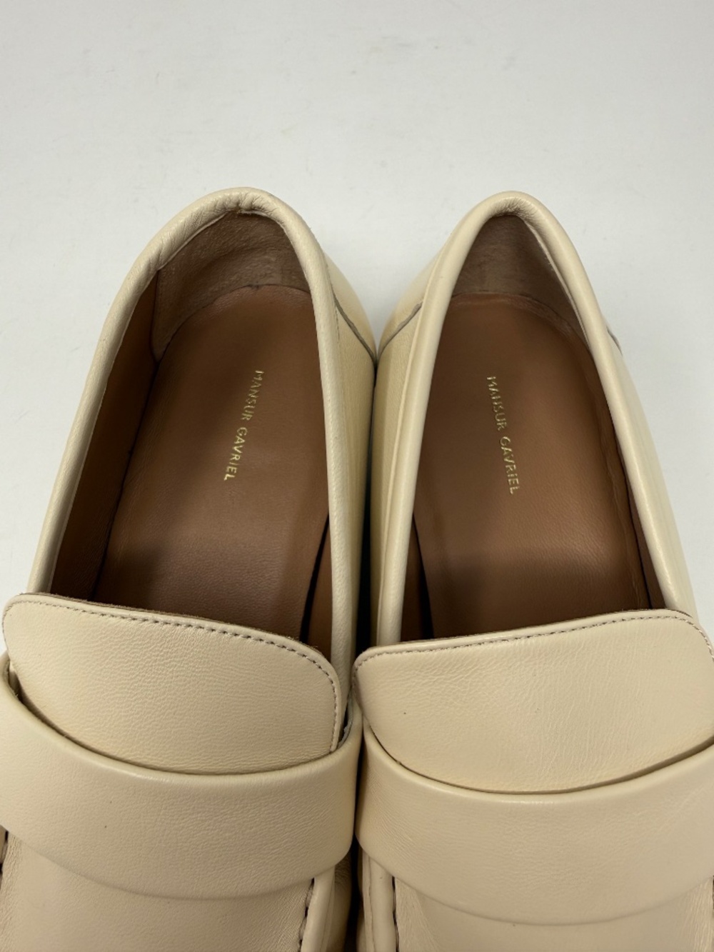 New Mansur Gavriel Ruched Loafer Jasmine Sz 9 - Picture 12 of 16